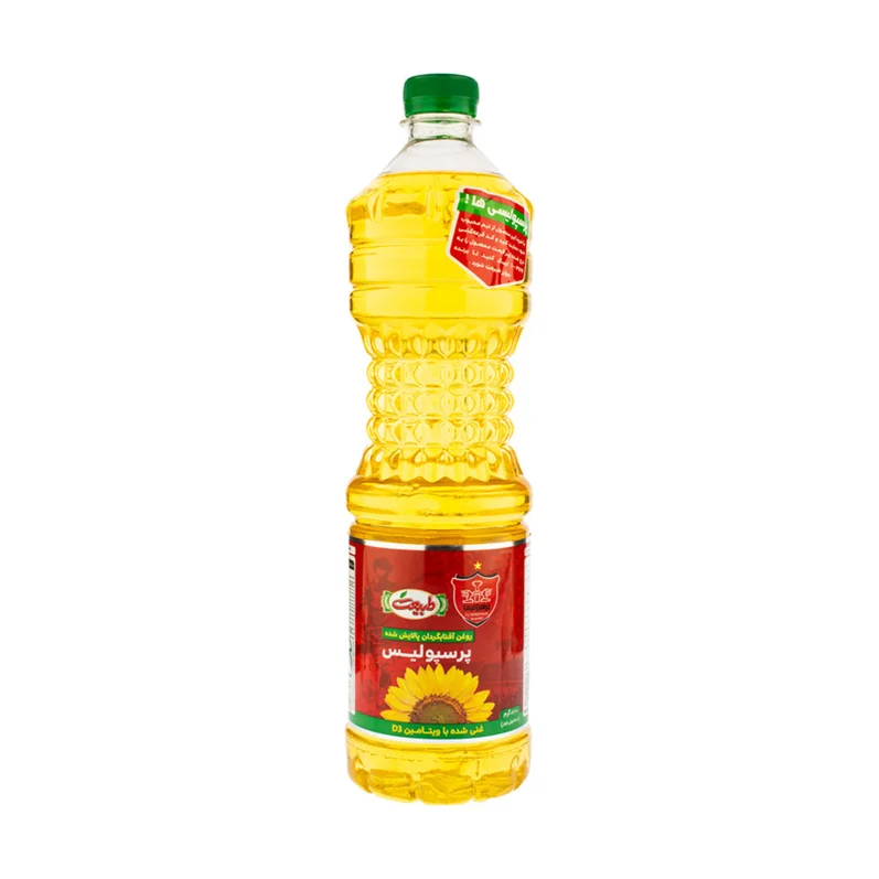 روغن آفتابگردان پالایش شده طرح پرسپولیس طبیعت - 810 گرم